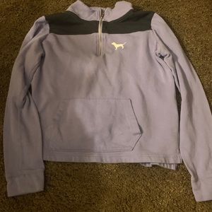 Matching pink crew neck and leggings